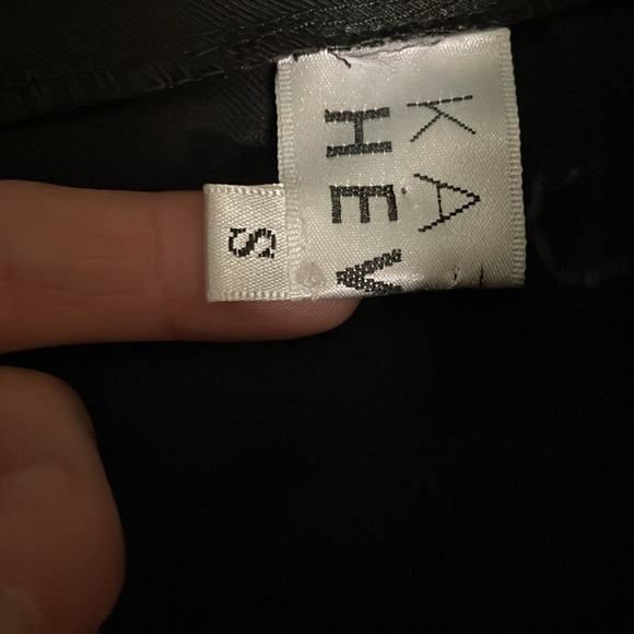 Kate Hewko criss cross button front high waist pants - Picture 3 of 9